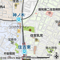 神ノ木公園周辺の地図