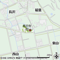 愛知県田原市長沢町長沢4周辺の地図