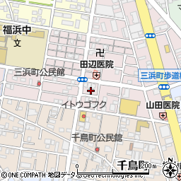 日蓮宗三浜教会周辺の地図