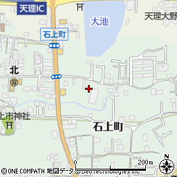 奈良県天理市石上町500周辺の地図