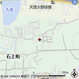 奈良県天理市石上町488-1周辺の地図