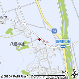 岡山県倉敷市真備町服部728-4周辺の地図