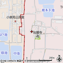 奈良県大和郡山市椎木町89-1周辺の地図