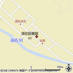 山口県萩市須佐本町上周辺の地図