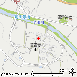 三重県名張市上比奈知2004周辺の地図