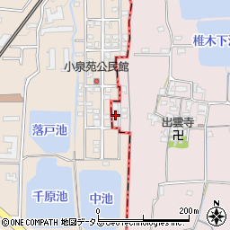 奈良県大和郡山市椎木町83-3周辺の地図