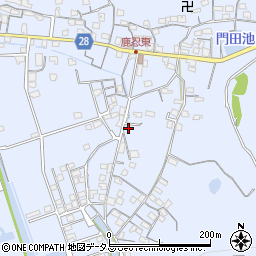 岡山県瀬戸内市牛窓町鹿忍711-1周辺の地図