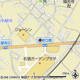 三重県名張市瀬古口334周辺の地図