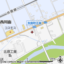 岡山県小田郡矢掛町江良2468周辺の地図