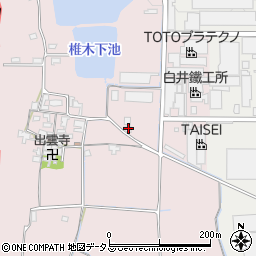 奈良県大和郡山市椎木町274周辺の地図