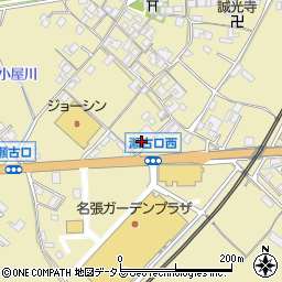三重県名張市瀬古口332周辺の地図