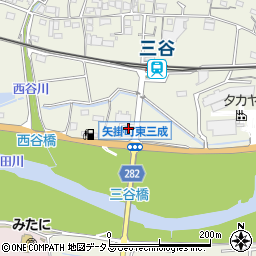 岡山県小田郡矢掛町東三成1221周辺の地図
