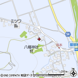 岡山県倉敷市真備町服部716周辺の地図