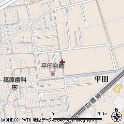 岡山県倉敷市平田周辺の地図