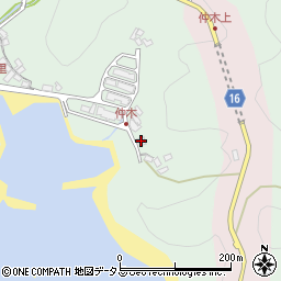 静岡県賀茂郡南伊豆町中木1683周辺の地図