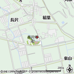 愛知県田原市長沢町長沢5周辺の地図