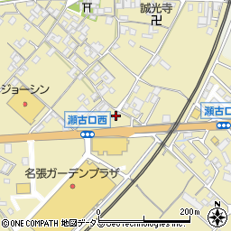 三重県名張市瀬古口362周辺の地図