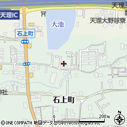 奈良県天理市石上町607周辺の地図