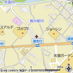 三重県名張市瀬古口123周辺の地図