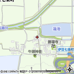 奈良県大和郡山市伊豆七条町208周辺の地図