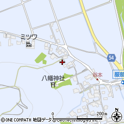 岡山県倉敷市真備町服部718周辺の地図