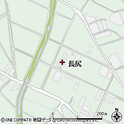 愛知県田原市赤羽根町長尻周辺の地図