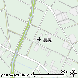 愛知県田原市赤羽根町（長尻）周辺の地図