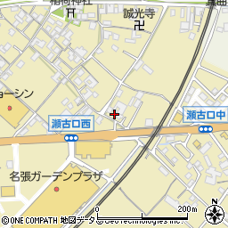 三重県名張市瀬古口378周辺の地図