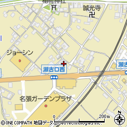 三重県名張市瀬古口327周辺の地図