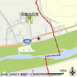 岡山県小田郡矢掛町東三成523周辺の地図