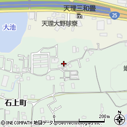 奈良県天理市石上町647周辺の地図