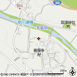 三重県名張市上比奈知2020-1周辺の地図