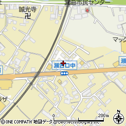 三重県名張市瀬古口498周辺の地図