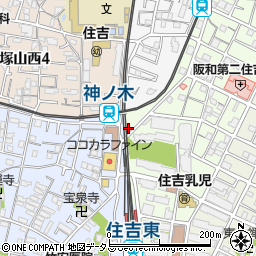 Ｔ．Ｏ．Ｐ．２４ｈ帝塚山東１駐車場周辺の地図