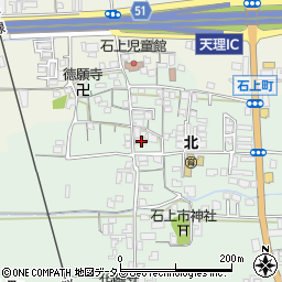 奈良県天理市石上町234周辺の地図