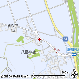 岡山県倉敷市真備町服部721周辺の地図