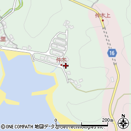 静岡県賀茂郡南伊豆町中木1627周辺の地図