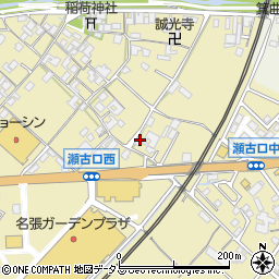 三重県名張市瀬古口380周辺の地図