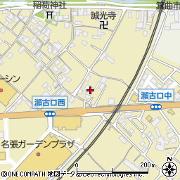 三重県名張市瀬古口376周辺の地図