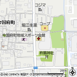 ジップドラッグ今国府店及びカワサキ内科周辺の地図