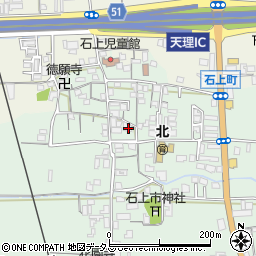 奈良県天理市石上町517-10周辺の地図