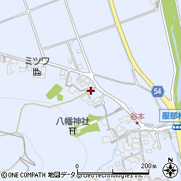 岡山県倉敷市真備町服部719-1周辺の地図
