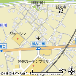 三重県名張市瀬古口325周辺の地図
