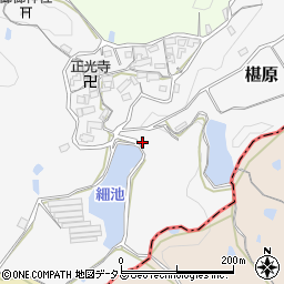 奈良県生駒郡平群町椹原379周辺の地図