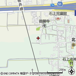 奈良県天理市石上町189-4周辺の地図