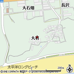 愛知県田原市赤羽根町大石周辺の地図