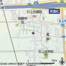 奈良県天理市石上町227周辺の地図