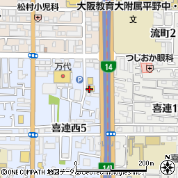 東京靴流通センター　喜連店周辺の地図