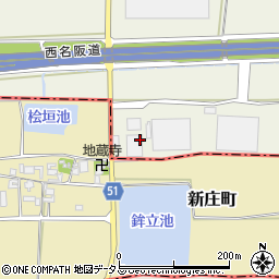 奈良県天理市櫟本町186周辺の地図