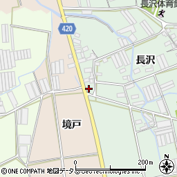 愛知県田原市長沢町長沢68-2周辺の地図